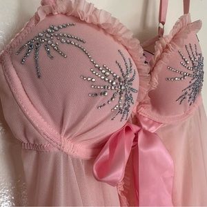 Victoria's Secret Bling Y2K Babydoll Vintage